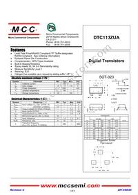DTC113ZUA-TP Datasheet Cover