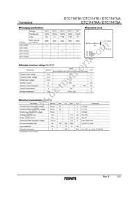 DTC114TSATP Datasheet Page 2
