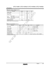 DTC114WSATP Datasheet Page 2