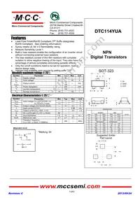 DTC114YUA-TP Datasheet Cover