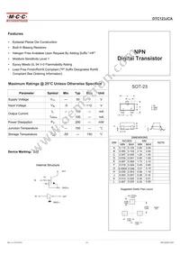 DTC123JCA-TP Datasheet Cover
