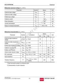 DTC143TMFHAT2L Datasheet Page 2