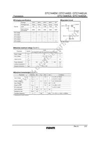 DTC144ESATP Datasheet Page 2