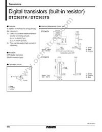 DTC363TKT146 Datasheet Cover