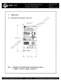 DTS050400UDC-P5P-TK Datasheet Page 12