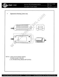 DTS150160UDC-P5P-TK Datasheet Page 11