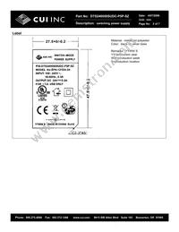 DTS240050SUDC-P5P-SZ Datasheet Page 2