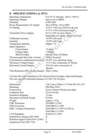 DUALCON-3 Datasheet Page 16