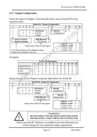 DUALCON-6 Datasheet Page 12