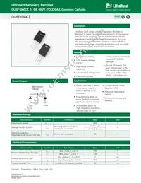 DURF1060CT Datasheet Cover