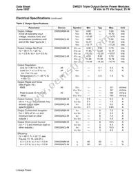 DW025ACL-M Datasheet Page 3