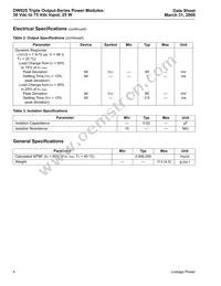 DW025ACL-M Datasheet Page 4