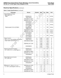 DW025CL-M Datasheet Page 4