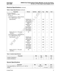 DW025CL-M Datasheet Page 5