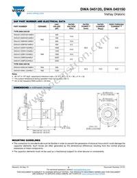 DWA45150WL12238BJ1 Datasheet Page 2