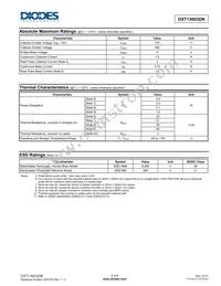 DXT13003DK-13 Datasheet Page 2