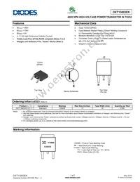 DXT13003EK-13 Datasheet Cover