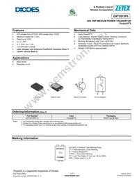 DXT2012P5-13 Datasheet Cover
