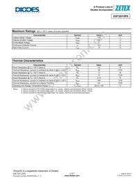 DXT2012P5-13 Datasheet Page 2