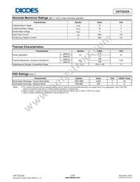 DXT2222A-13 Datasheet Page 2