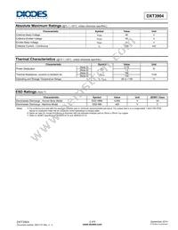 DXT3904-13 Datasheet Page 2