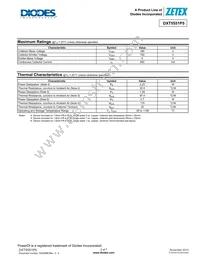 DXT5551P5-13 Datasheet Page 2