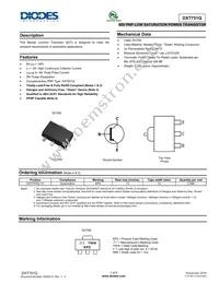 DXT751Q-13 Datasheet Cover