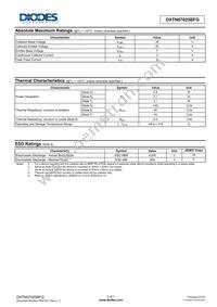 DXTN07025BFG-7 Datasheet Page 2