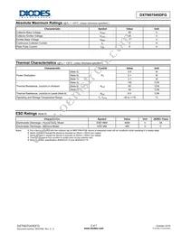 DXTN07045DFG-7 Datasheet Page 2