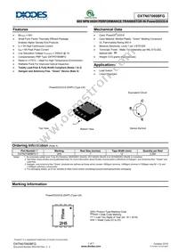 DXTN07060BFG-7 Datasheet Cover