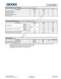 DXTN07100BFG-7 Datasheet Page 2