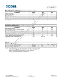 DXTP03200BP5-13 Datasheet Page 2