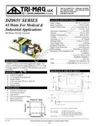 DZ065V-6 Datasheet Cover