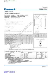 DZ2413000L Datasheet Cover