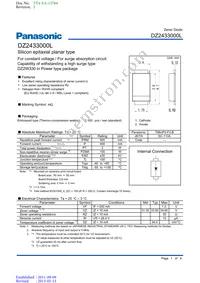 DZ2433000L Datasheet Cover