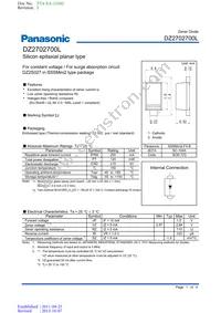 DZ2702700L Datasheet Cover