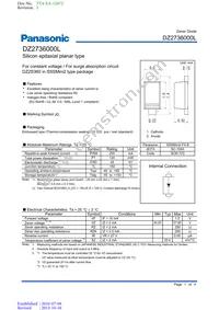 DZ2736000L Datasheet Cover