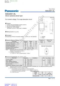 DZ2J05100L Datasheet Cover