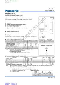 DZ2J06800L Datasheet Cover