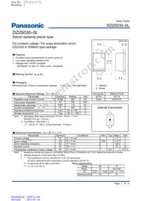 DZ2S03000L Datasheet Cover