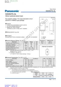 DZ2S075M0L Datasheet Cover