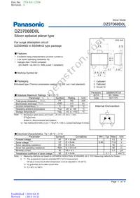 DZ37068D0L Datasheet Cover