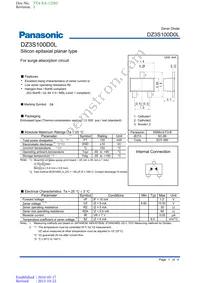 DZ3S100D0L Datasheet Cover