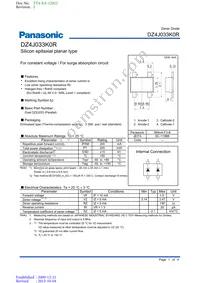 DZ4J033K0R Datasheet Cover