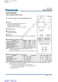 DZ4J039K0R Datasheet Cover