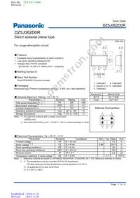 DZ5J062D0R Datasheet Cover