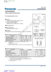 DZ5X068D0R Datasheet Cover