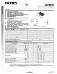 DZT591C-13 Datasheet Cover