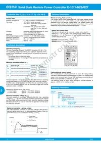 E-1071-623-DC24V-0.1A...3.1A Datasheet Page 2