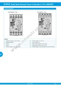 E-1071-623-DC24V-0.1A...3.1A Datasheet Page 4